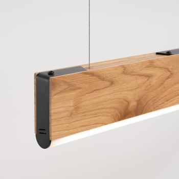 Preview: LYKKE 29W LED Pendelleuchte 2.604lm 3.000K | 4.000K CRI93 120cm Eiche Preview: LYKKE 29W LED Pendelleuchte 2.604lm 3.000K | 4.000K CRI93 120cm Eiche