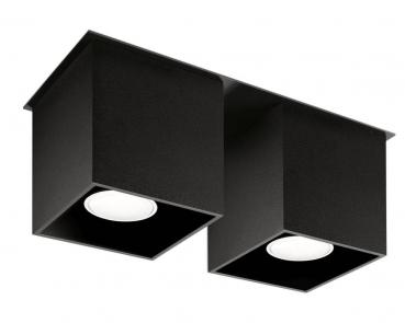 Preview: QUAD 2 Deckenleuchte 2xGU10 26x11cm Preview: QUAD 2 Deckenleuchte 2xGU10 26x11cm
