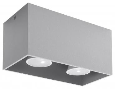 Preview: QUAD Maxi Deckenleuchte 2xGU10 20x10cm Preview: QUAD Maxi Deckenleuchte 2xGU10 20x10cm