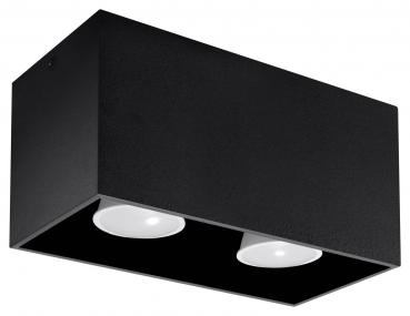 Preview: QUAD Maxi Deckenleuchte 2xGU10 20x10cm Preview: QUAD Maxi Deckenleuchte 2xGU10 20x10cm